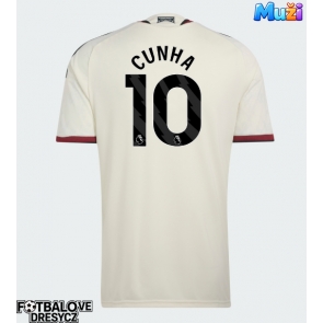 Manchester United Matheus Cunha #10 Alternativní Dres 2026-27 Krátký Rukáv